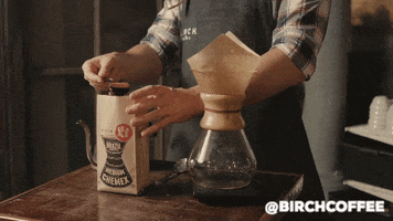 brewing coffee barista GIF by Birch Coffee