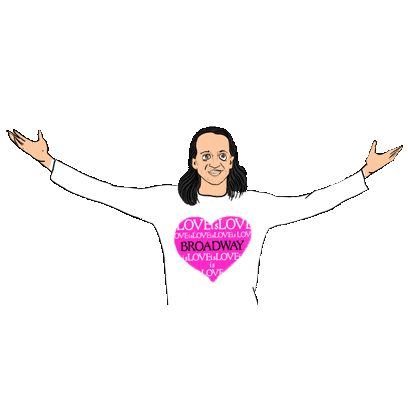 Valentine Theater Sticker by Broadway.com