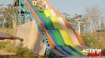 Sliding Theme Park GIF by Action Point