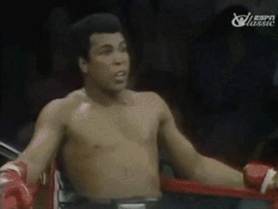 Muhammed Ali shake