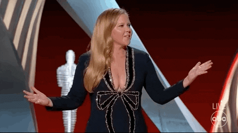 Amy Schumer Home GIF by The Academy Awards - Find & Share on GIPHY
