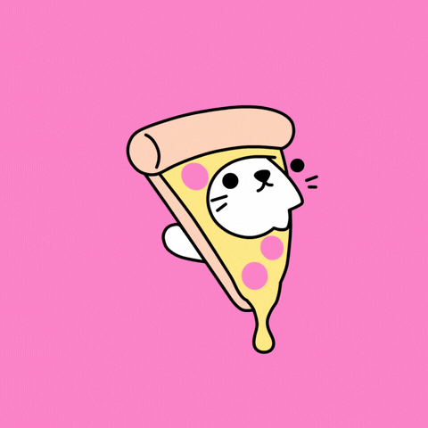 Hungry Pizza GIF by doodles
