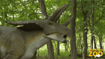 Dino Roar GIF by Brookfield Zoo