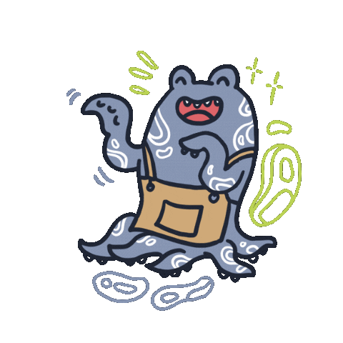 Three Folks Sticker