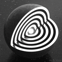 Black And White Art GIF by Pi-Slices