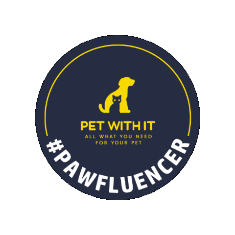 Pet With It Sticker