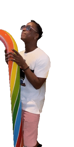 Candy Cane Rainbow Sticker by Shaka