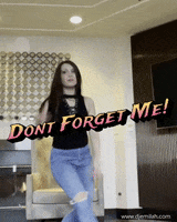 Dont Forget Me GIF by Djemilah Birnie