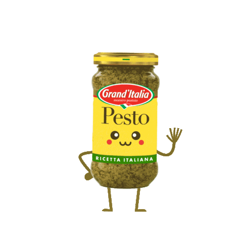 Happy Pesto Sticker by Grand'Italia