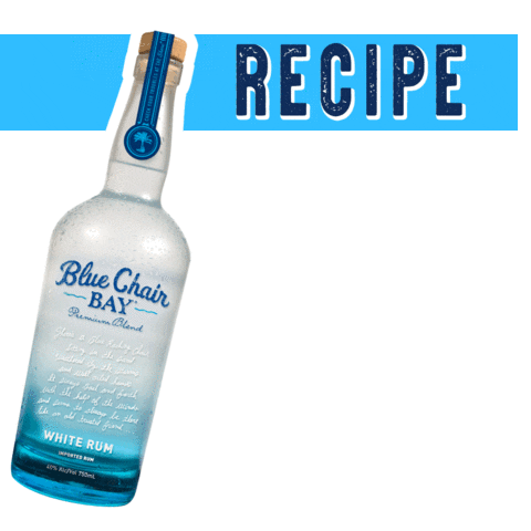 White Rum Recipe Sticker by Blue Chair Bay Rum
