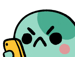 Phone Eww GIF by angy frog