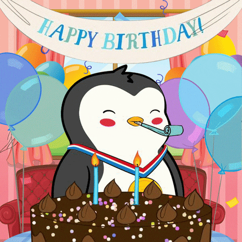 Happy Birthday Love GIF by Pudgy Penguins
