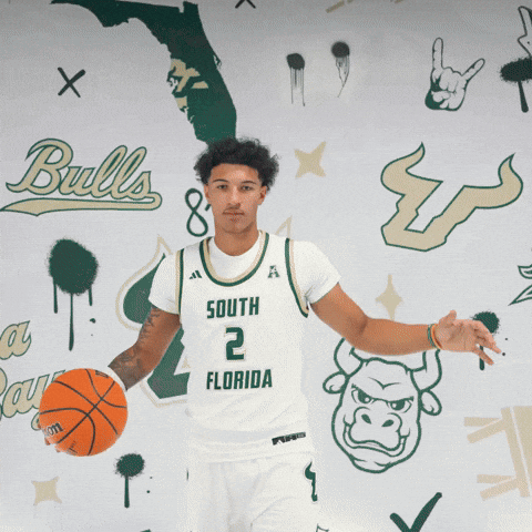 South Florida Basketball GIF by USF Athletics