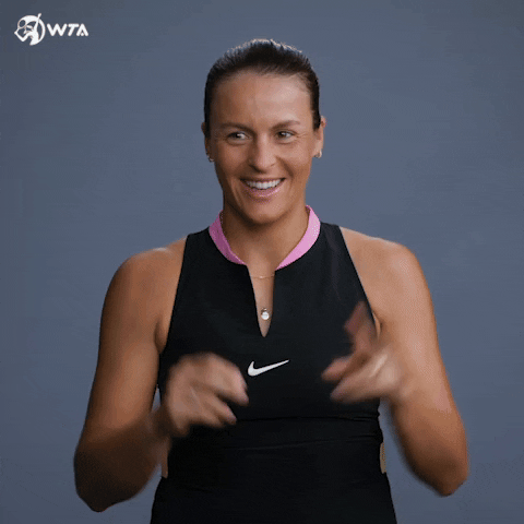 Tatjana Maria Peace GIF by WTA