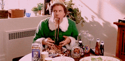 will ferrell eating GIF