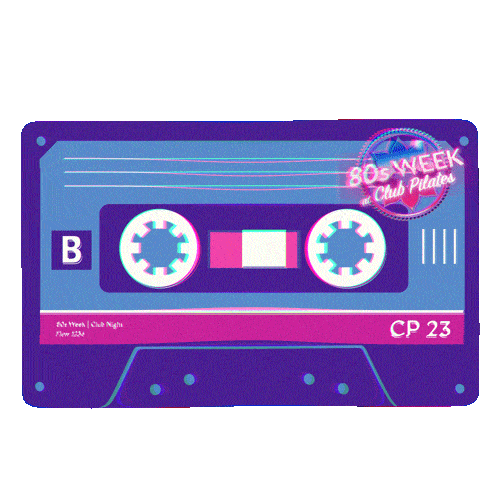 80S Glow Sticker by Club Pilates for iOS & Android
