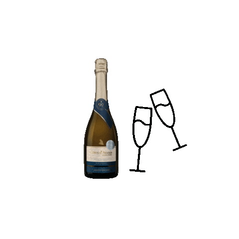 Sparkling Wine Drinking Sticker by Kavaklidere Wines