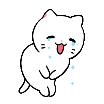 Cat Cry Sticker by Olso