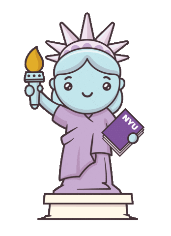 Graduation Nyu Sticker by New York University