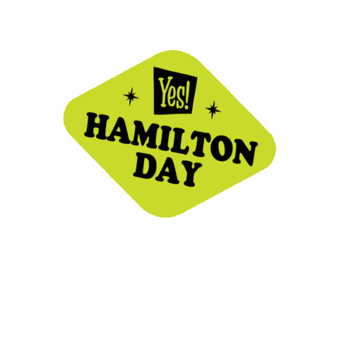 Hamilton Day Sticker