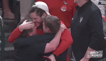 Group Hug Sport GIF by NCAA March Madness