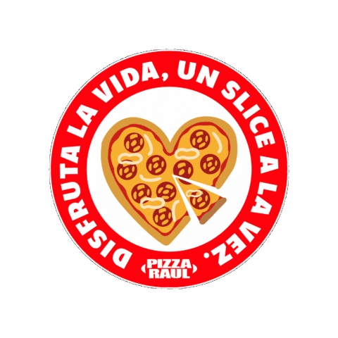 Pizza Time Comida Sticker by Pizza Raul