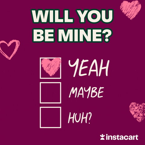 Ask Out Valentines Day GIF by Instacart