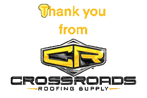 Crossroads Roofing Supply Sticker