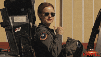 Captain Marvel Thumbs Up GIF by Marvel Studios