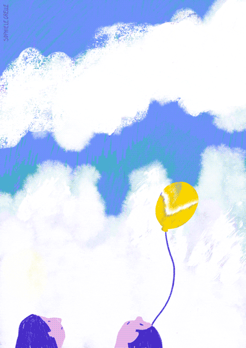 Happy Illustration GIF by Sophie Le Grelle