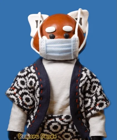 Stay Home Red Panda GIF