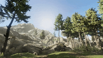 perfect loop landscapes GIF by The Endless Mission