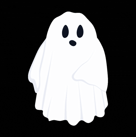 Floating Trick Or Treat GIF
