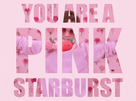 pink strawberries GIF