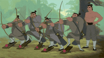 i'll make a man out of you reality GIF by Disney