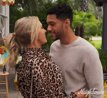 Couple Kiss GIF by Neighbours (Official TV Show account)
