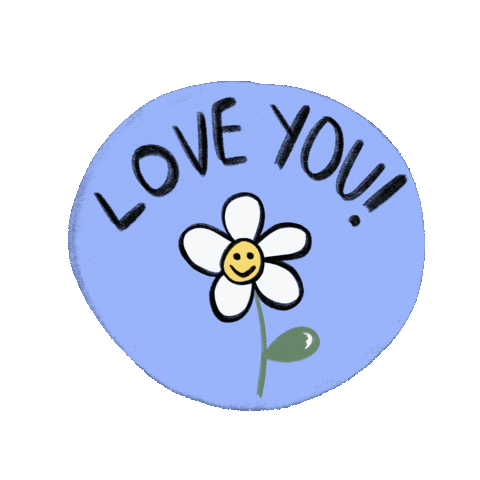 Happy I Love You Sticker by Unpopular Cartoonist