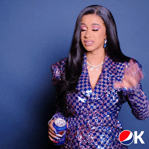 Cardi B Ok GIF by Pepsi - Find & Share on GIPHY