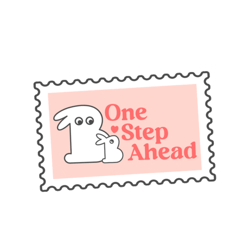 Onestepahead Sticker by SuperBottoms
