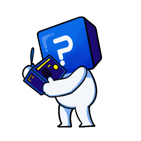 Radio Hug Sticker by QuestionPro LATAM