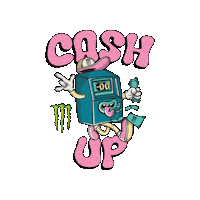 Cash Bmx Sticker by Monster Energy