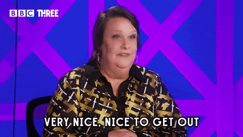 That Is Nice Absolutely Fabulous GIF by BBC Three