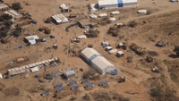 Aerial Footage Shows Refugee Camp Hosting 9,000 Ethiopian Refugees