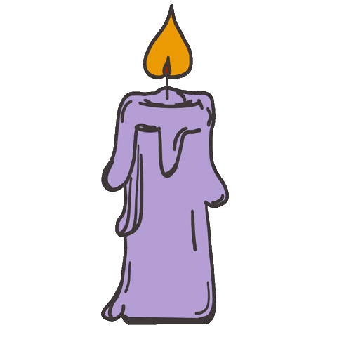 Halloween Fire Sticker