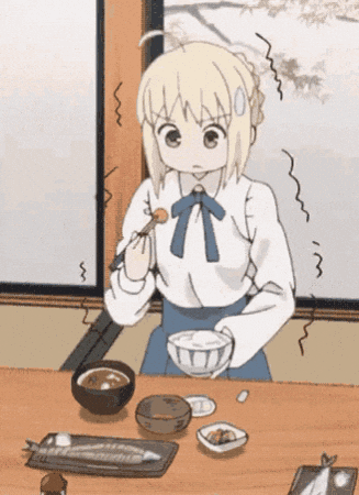 Fate Stay Night Eating GIF