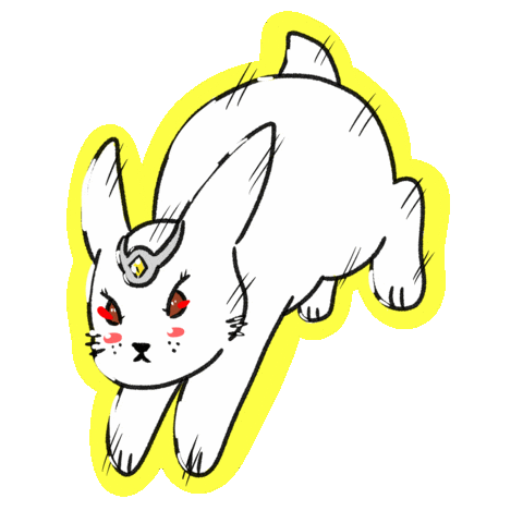 Triple A Bunny Sticker