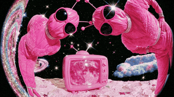 Pink Watching GIF by Vogule Poland