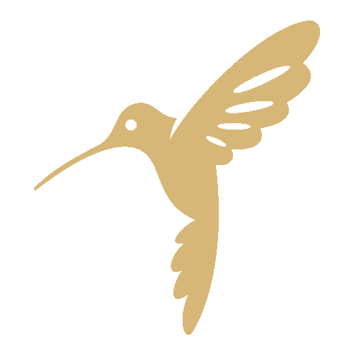 Bird Gold Sticker by PAPYRUS