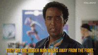 man walking away gif