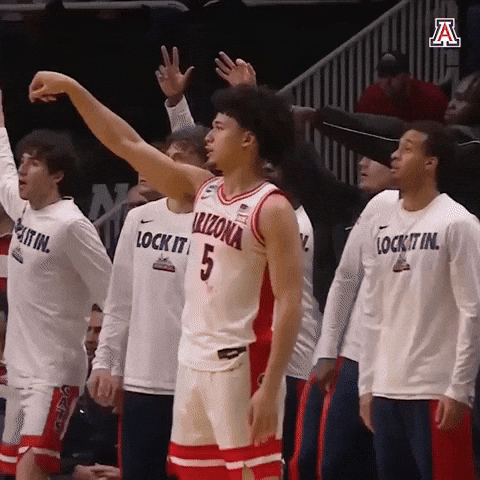 Lets Go Basketball GIF by Arizona Athletics